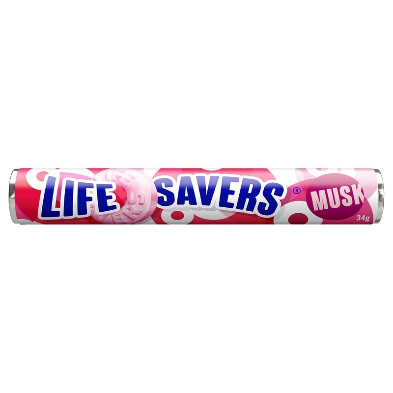 Life Savers Musk Roll 34 g (Pack of 24)
