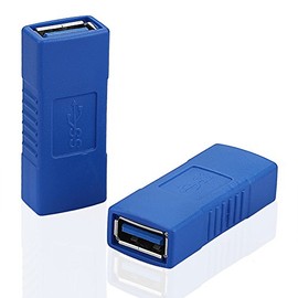 Sienoc 2pk USB 3.0 / 2.0 Adapter A-type female to female coupling USB internal connector