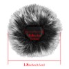 Geekria Fur Microphone Windscreen for Creators Compatible with Hollyland Lark