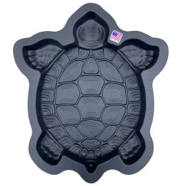 AUTUMN DIY Series Turtle Concrete Cement Stepping Stone Mold, Statue for Garden - Non-Slip