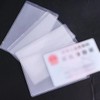 LIUJZZJ 100 Pieces Plastic ID Credit Card Holder Vertical Business