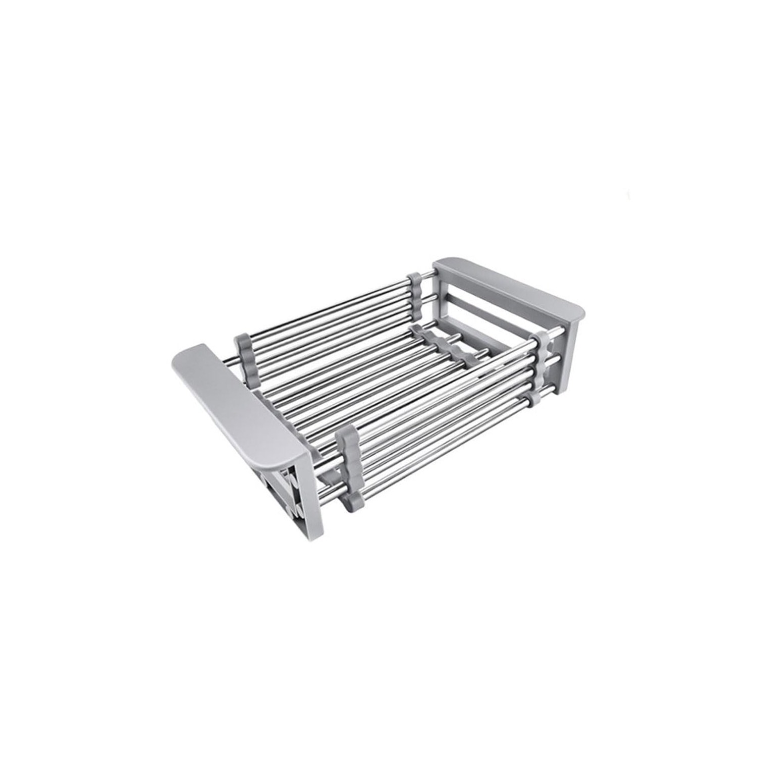 MTYKYHOO 1 x Extendable Stainless Steel Sink Rack - Drain Rack and Dish ...