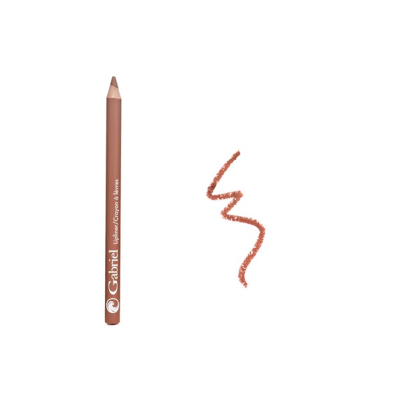Gabriel Cosmetics,Classic Lipliner (Nutmeg),0.04 Ounce, Natural, Paraben Free, Vegan, Gluten-free,Cruelty-free, Non GMO, High performance and long lasting, Infused with Jojoba Seed Oil and Aloe.