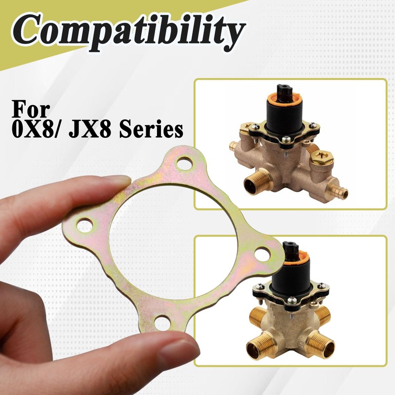 Alsoyixia 4Pcs 9604600 Cover Plate Ring for Valve Cartridge