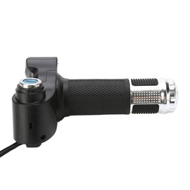Zoternen 1 par de puños de Acelerador Giratorio, con Manilla de visualización LED con Llave para Bicicleta eléctrica o Scooters de 12-84 V