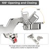 VIPMOON 4Pack Inset Soft Close Cabinet Hinges-35mm Concealed Hydraulic Slow