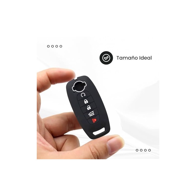 Genérico Funda de Silicona para Llave de Coche Nissan Versa
