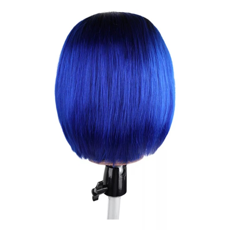 Beautyonline Peluca De Cabello Humano Natural Liso De 20 Cm,