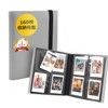 Leather ICHI Album, Large Capacity, Instax Mini File, Gray (160