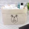 Large 'Bee Happy Bumblebees' Canvas Organiser/Storage Bag (OR00033337)