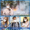 Hotodeal KN95 Face Mask 40 PCs, White, 5 Layers Cup
