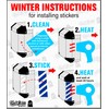Black Doves 2 x Reflective Stickers for Touratech Motorcycle Aluminium