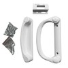 G.A.S Hardware White Siding Patio Door Handle Kit | Handle