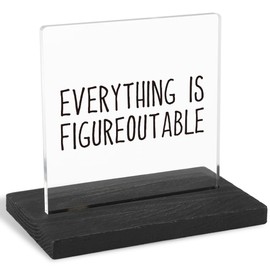 Motivational Office Desk Decor for Women, Funny Quote for Desk, Boss Gag Gift for Women, Men, Positive Affirmation Gifts for Women, Men,XXY50