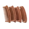 TOVINANNA 4pcs Portable Retro Wood Combs Wide Tooth Detangling Static