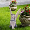 Garden Sunflower Fairy Statue Mythical Fairy Statue Beautiful Angel Sculpture