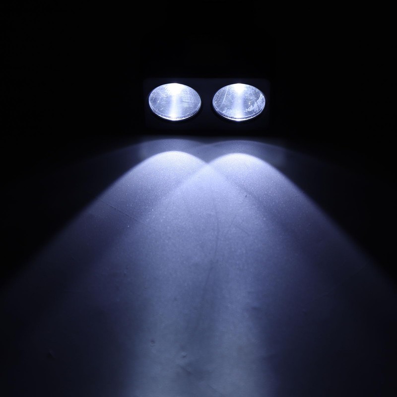 Rechargeable Car Charger Flashlight Dual-Head Super Bright Mini Handheld Emergency