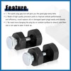 A ABSOPRO 2pcs Matte Black 12mm 14mm Threaded Engine Spark