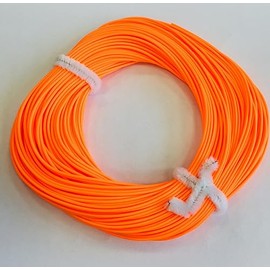 Premier Quality WF7 fluorescent TROUT Floating Fly Fishing Line "Fluoro Orange" UK