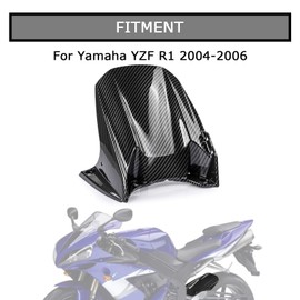 PSLER Guardabarros trasero Abrazadera de neumáticos para Yamaha YZF 1000 R1 2004-2006 (carbono)
