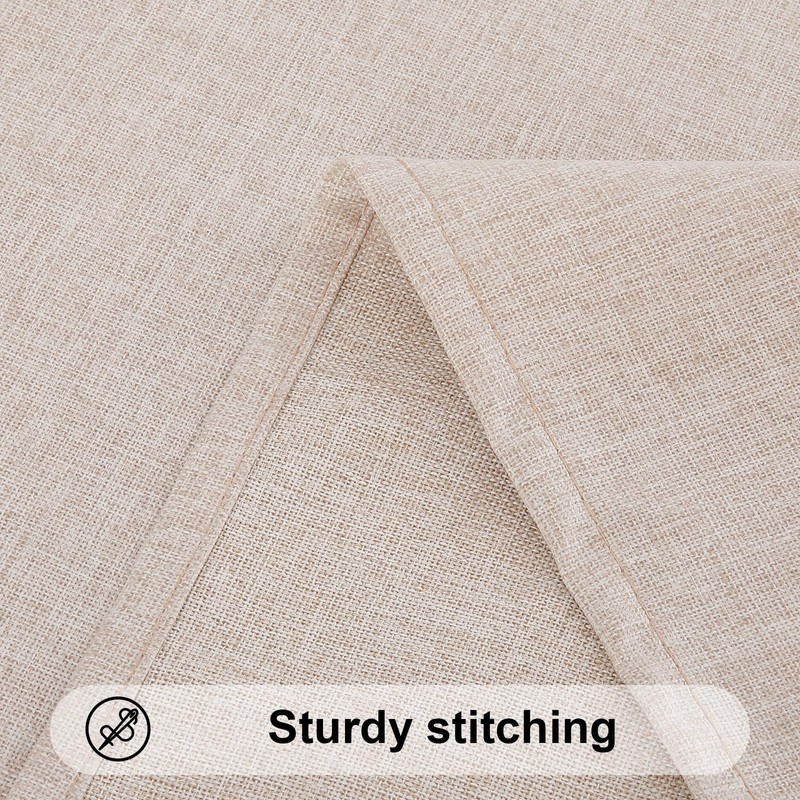 smiry Rectangular Table Cloth Wipe Clean 140x200 cm, Wipeable Water