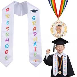 NNG Preschool Graduation Stole and Medal Set,2026 Graduation Sash with Award Medal,Graduation Gift for Ceremony Party Favor