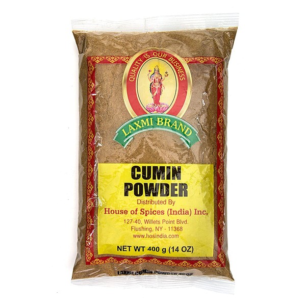 Laxmi All-Natural Dried Cumin Powder - 14 Ounce