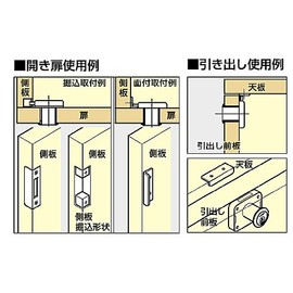 sugatune工業 Lamp Mark L Shape Angle 受座 Surface with Lock for LA1 