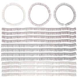 Artibetter 15pcs Assorted Color Decorative Eyelashes for Doll DIY Craft Making, Simulated Nylon False Eyelash Strips for Enhancing Doll Figurines with Styling Options