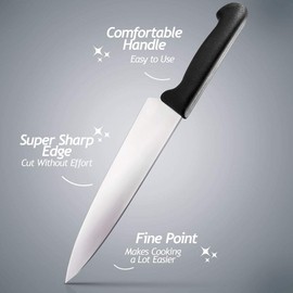 chef knife 8 Inch - kitchen knife European steel - best chef knife for High Carbon Stainless Steel - Chopping knives for Budding Kitchen, cooking knives, and for professional chef knives