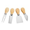YXChome 4 Cheese Knives Set - Cheese Knife,Cheese Fork,Cheese Slicer,Butter