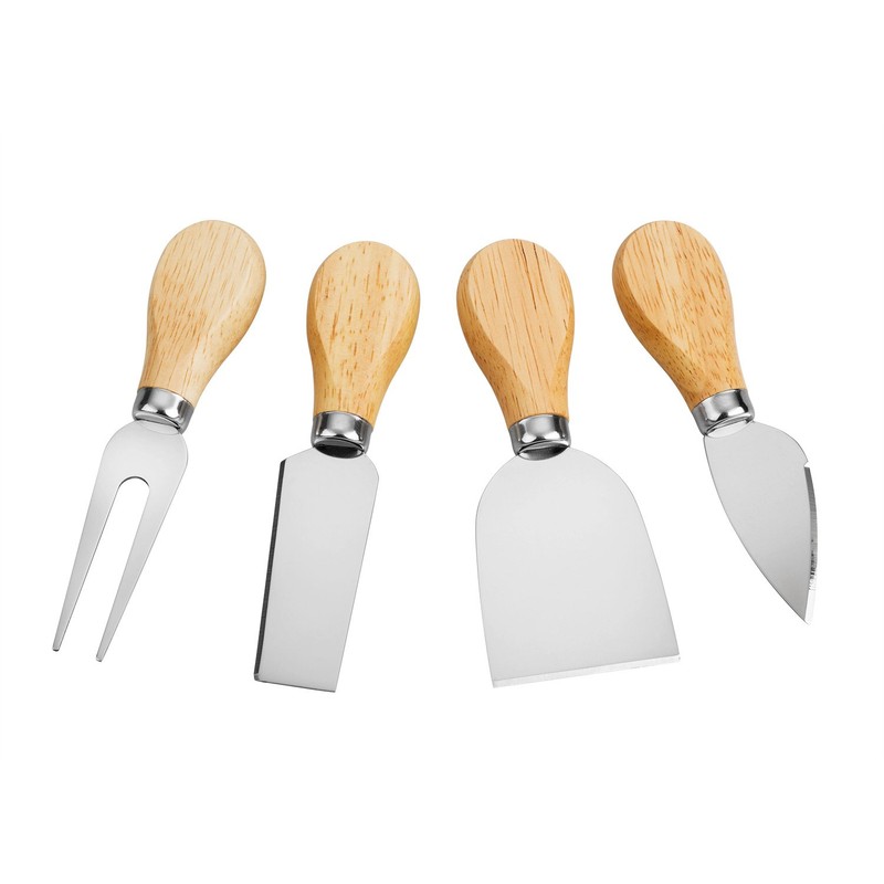 YXChome 4 Cheese Knives Set - Cheese Knife,Cheese Fork,Cheese Slicer,Butter
