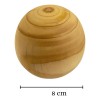 Esfera De Madera 8cm Para Niños Y Bebés Montessori