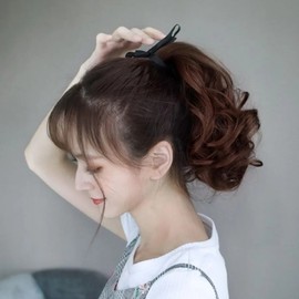 Ribbon Tail Wig 2p Set Wave (WFLORHS) / 리본 테일 가발 2p세트 웨이브 (WFLORHS)