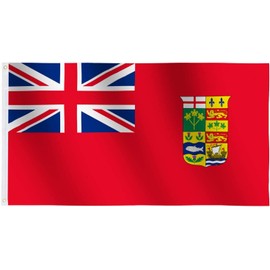 Outdoor/Indoor Old Canada Red Ensign Flag 3X5 Ft Banner Screen Printed 100D Thick Polyester, (1868-1921) Distinctive Canadian Flag 36x60inch