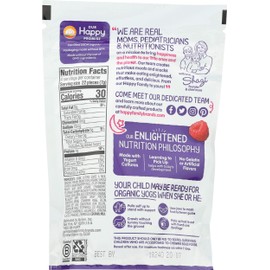 Happy Baby Organic Yogis Freeze-Dried Yogurt & Fruit Snacks Mixed Berry, Organic Gluten-Free Easy to Chew Probiotic Snacks for Babies & Toddlers, 1 Ounce, Pack of 1