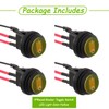 EPLZON Pack of 4 12V 20A Waterproof Round Toggle Switch