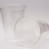 DecorLine Elegant Clear Plastic Diamond Cups - 8 oz (Pack