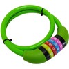 Land-Haus-Shop® Bicycle Number Lock, 65 cm, Coated Steel Rope, Bicycle,