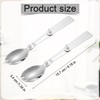 2pcs Spork for Thermos Stainless Steel King Vacuum Insulated Food