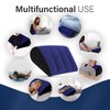 LuxoCare Inflatable Wedge Pillow, Lumbar Support Pillow, Neck Pillow, Leg