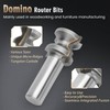 Domino Tenons Route Bits 1/2" Shank- 5mm, 6mm, 8mm, 10mm,