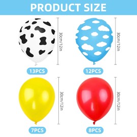NXPWRC 40 Pieces Of Balloons, Children'S Party Decoration Balloons, Creative Balloons, Party Supplies, Party Scene Decoration, Farm Theme Party Decoration