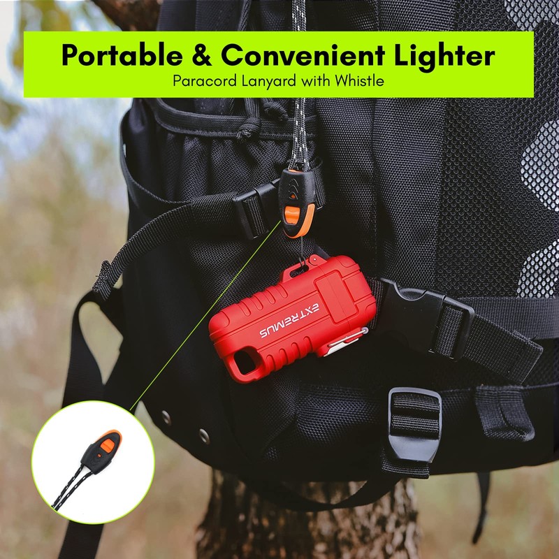 Extremus Blaze 360 Rechargeable Electric Lighters, Dual Arc Lighter, Windproof