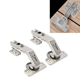 1 Pares de Bisagras Lazy Susan de 135 Grados, Bisagra de Puerta Plegable, Bisagras de Gabinete de Cierre Suave para Accesorios de Repuesto de Gabinete de Cocina de Esquina