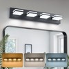 VONLUCE Bathroom Vanity Light Fixture, 4-Light Modern LED Vanity Light,