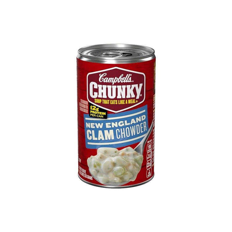 Chunky Soup, New England Clam Chowder, 18.8 Oz (Pack of