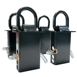 ANISUN 4Pcs Stake Pocket D Ring Trailer Stake Pocket Tie Down 16200lbs Fit for Utility Trailers and Flatbeds Equipped Pocket Stakes