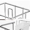 Small Stainless Steel Wire Dish Rack with Cutlery Cup –