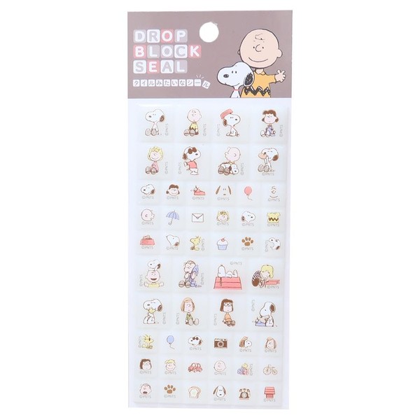 Snoopy [Sticker Sheet] Drop Block Sticker/Snoopy & Friends Peanuts